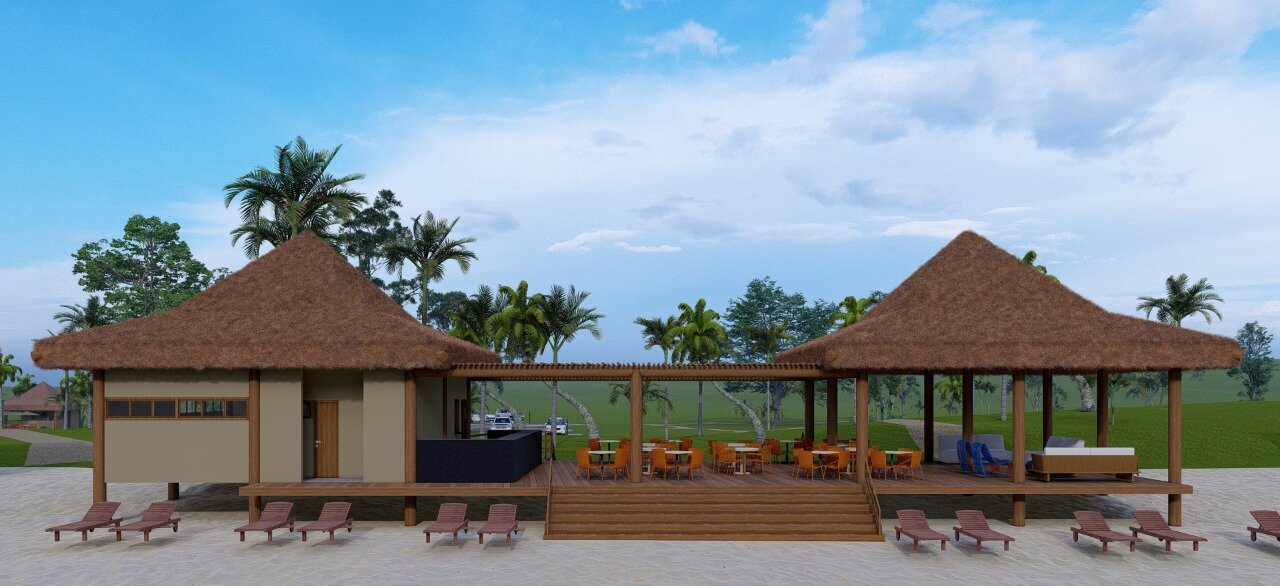 Render beach club · restaurante